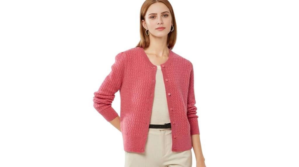 100 cashmere cable sweater