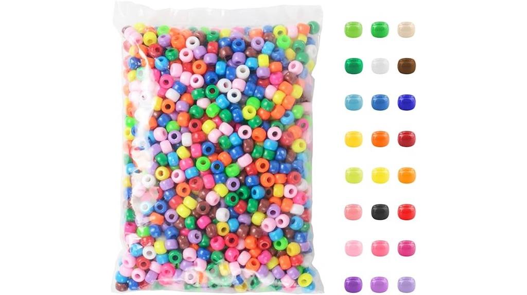 1200 pony beads set