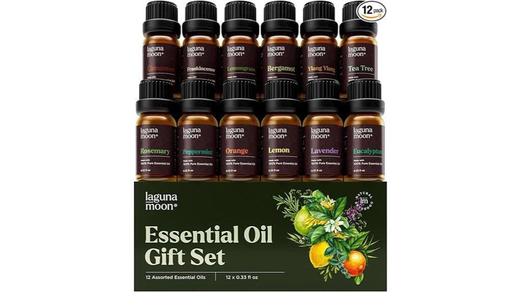 12 piece aromatherapy oil set