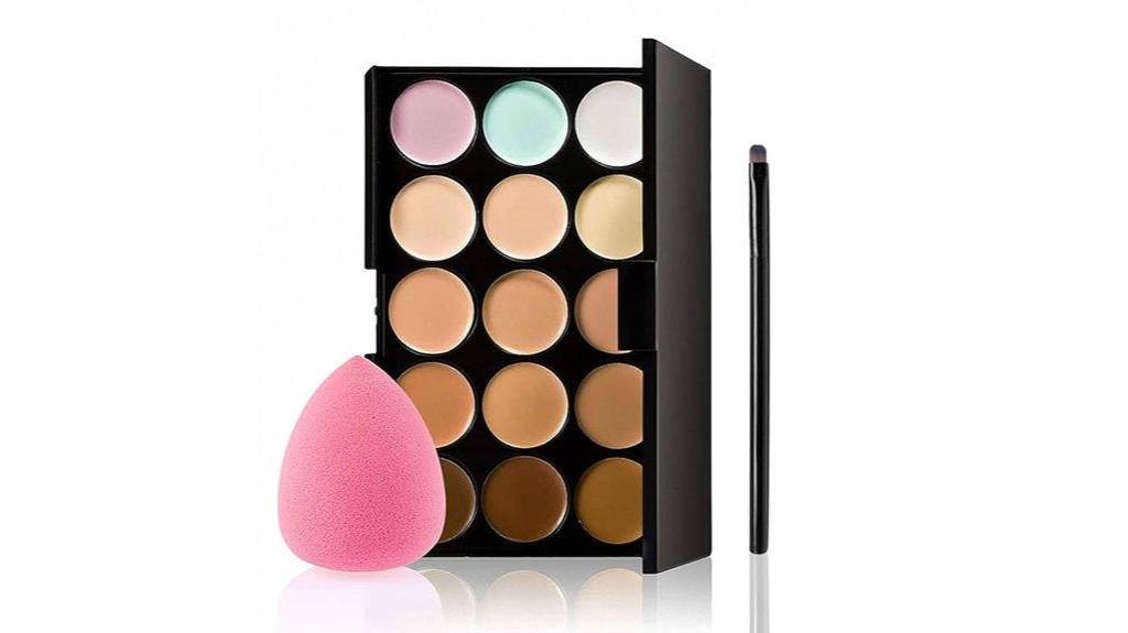 15 color concealer palette