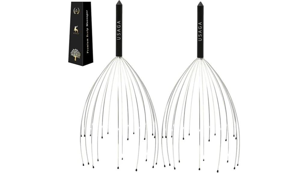 20 finger scalp massager