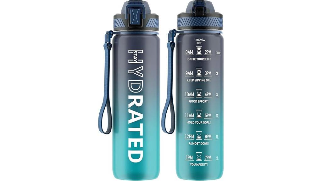 32oz straw water bottle