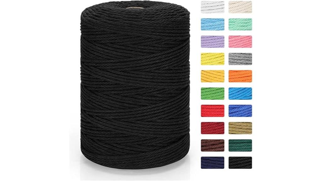 3mm cotton cord roll