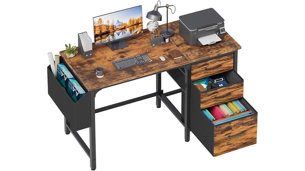 47 inch office desk