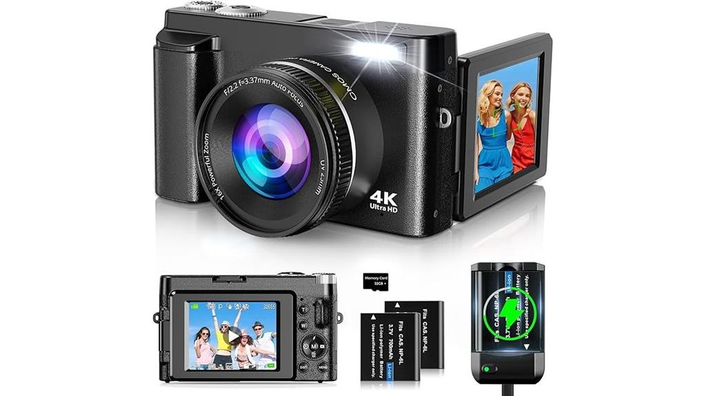 4k camera with 48mp autofocus