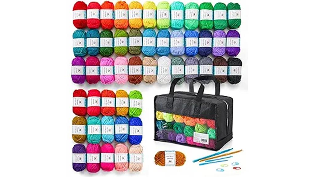 acrylic yarn kit bundle