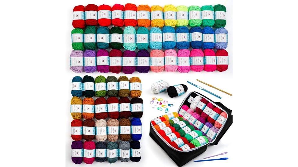 acrylic yarn kit set