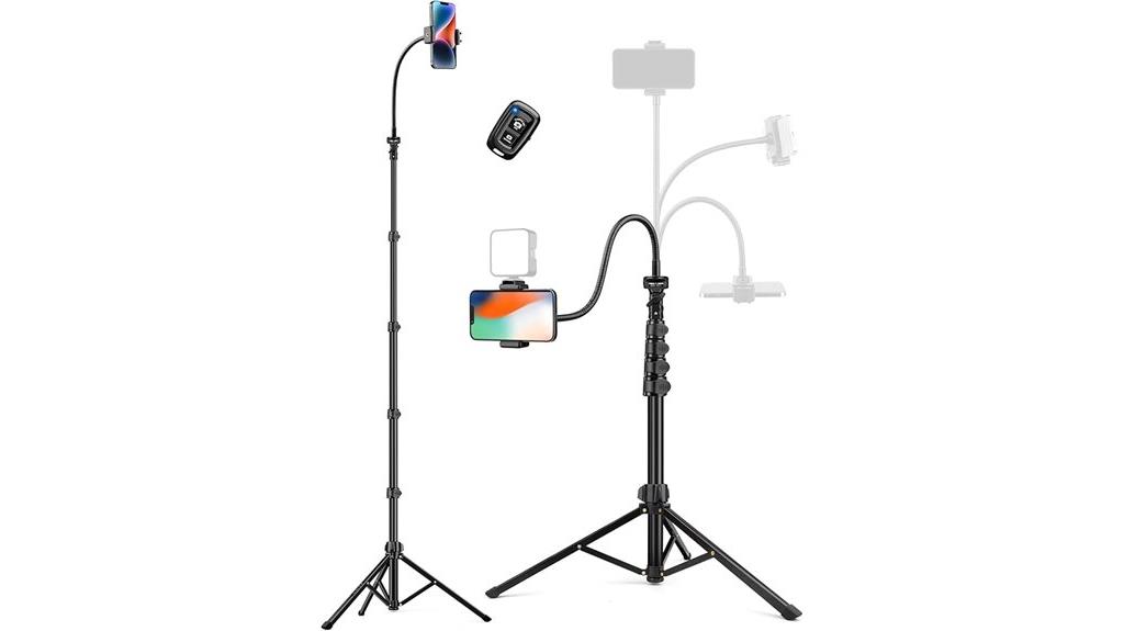 adjustable smartphone tripod