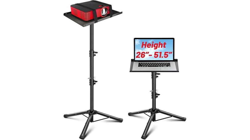 adjustable tripod for projectors