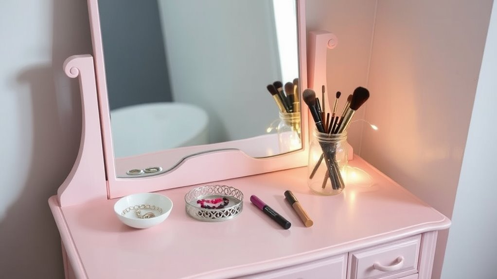 affordable glamorous vanity ideas
