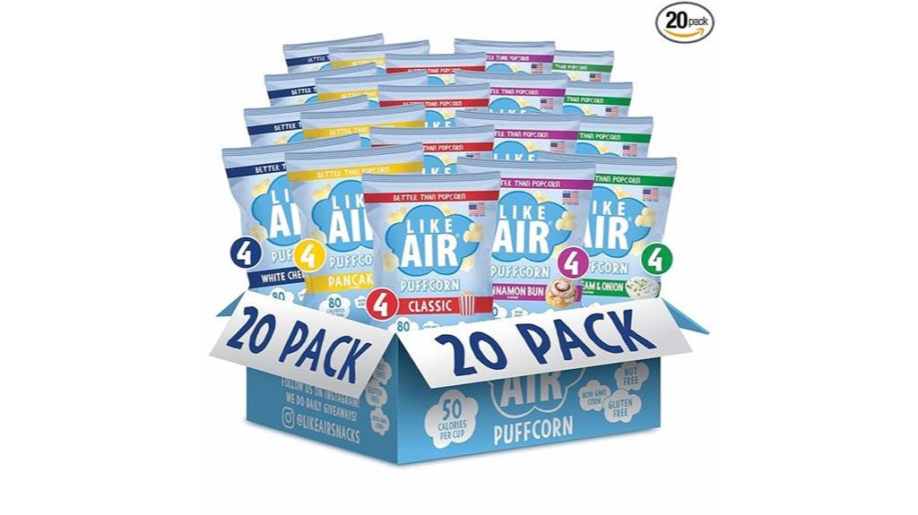 air puffcorn snack pack