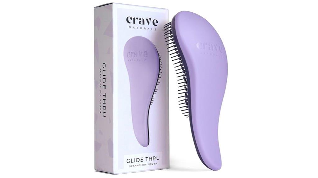 all hair types detangling brush