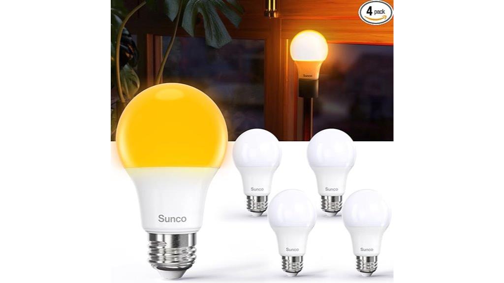 amber sleep light bulbs