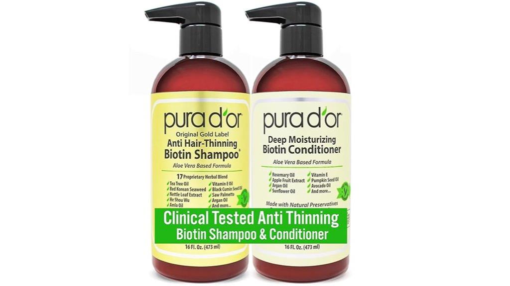 anti thinning hair care set