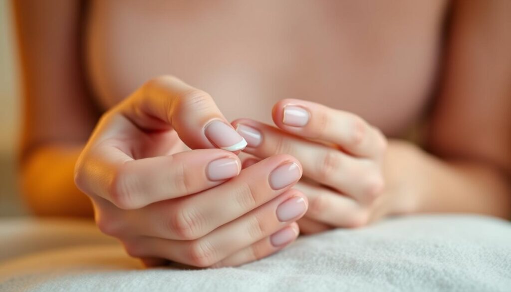 applying cuticle softener