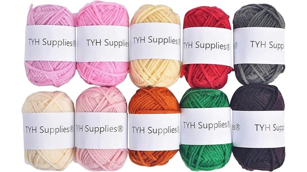 assorted yarn 10 pack