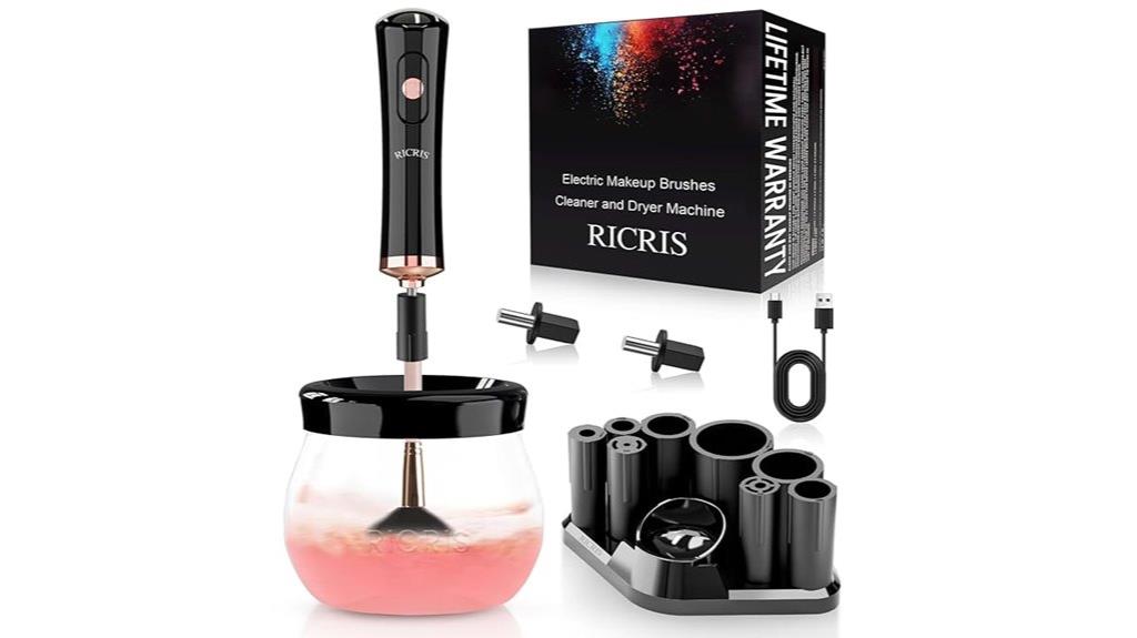 automatic makeup brush cleaner
