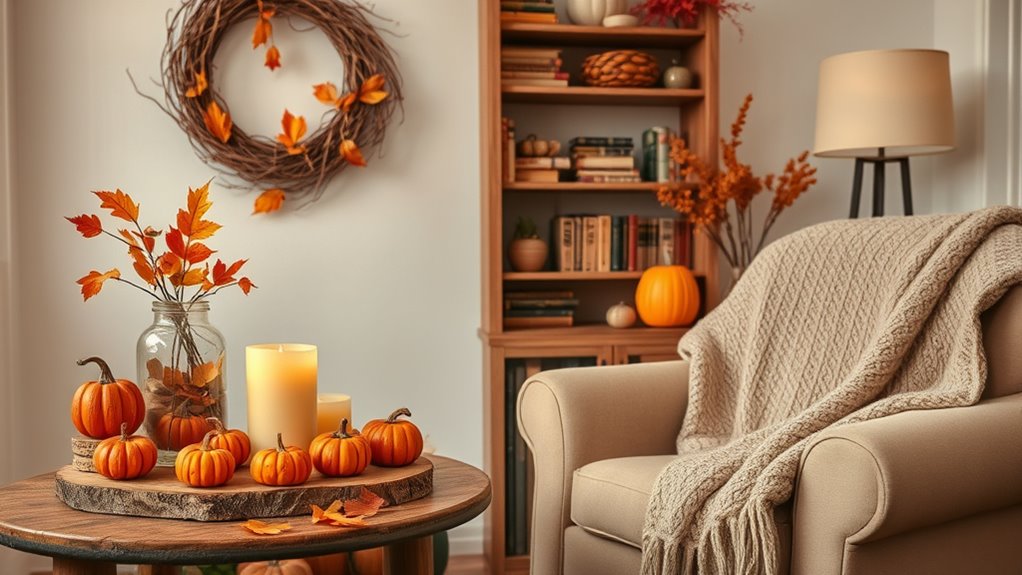 autumn cozy home decorations