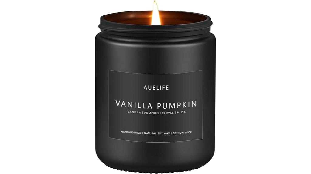 autumn vanilla pumpkin candle
