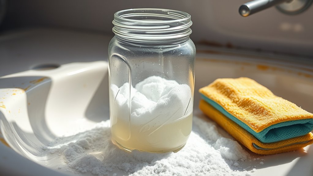 baking soda stain removal