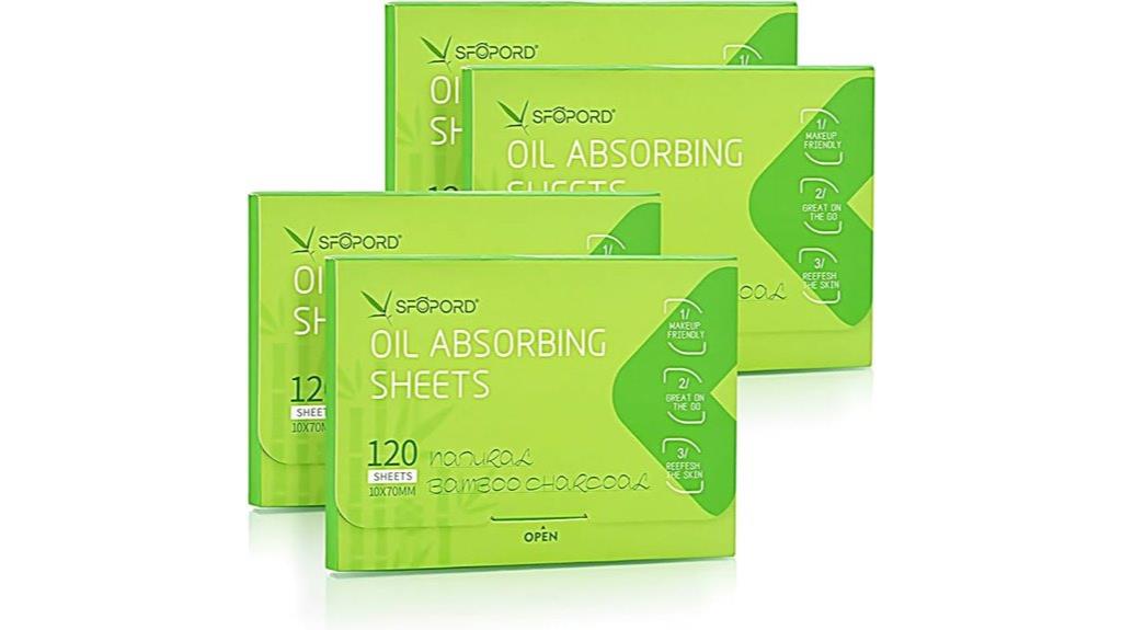 bamboo charcoal oil sheets