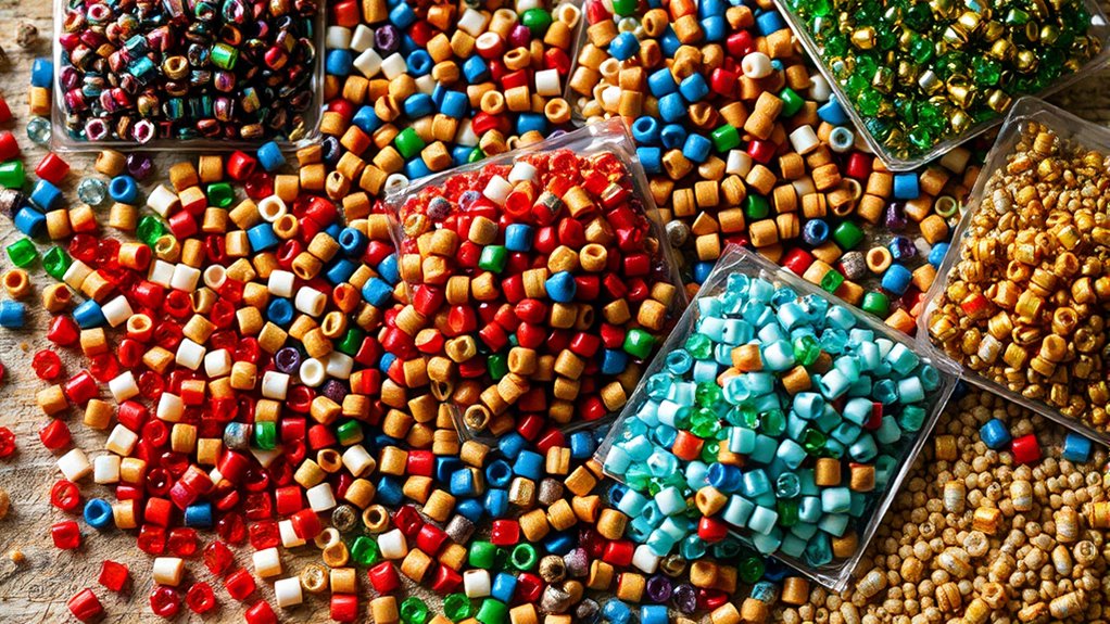 bead variety and organization