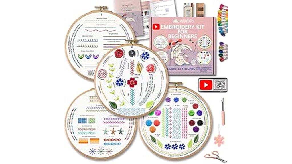 beginner embroidery craft kit