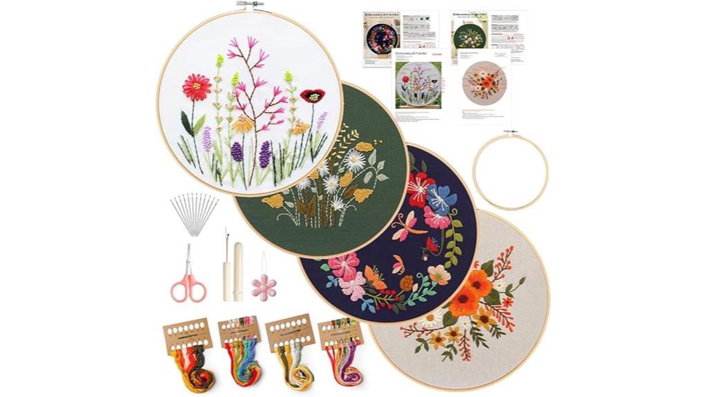beginner embroidery kit pack