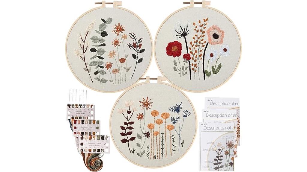 beginner embroidery kit pack