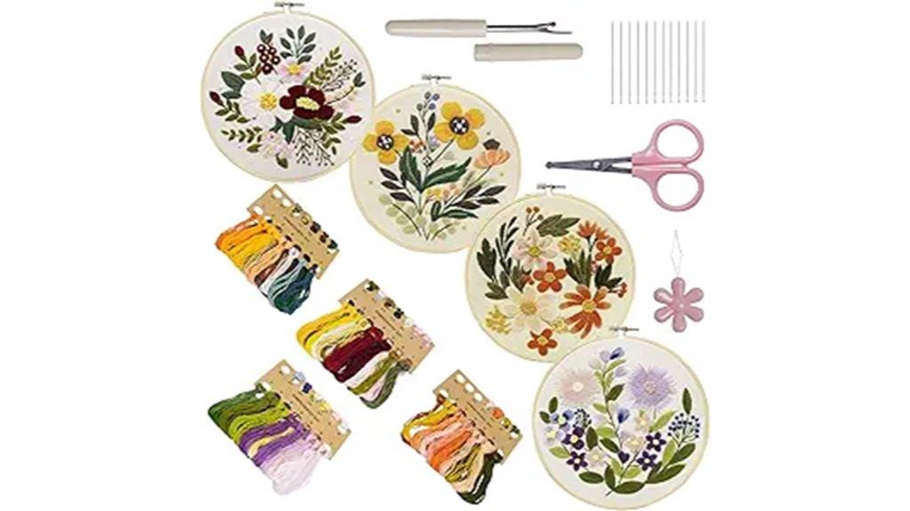 beginner embroidery kit set