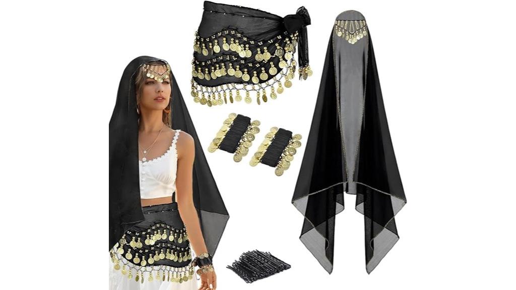 belly dance costume set