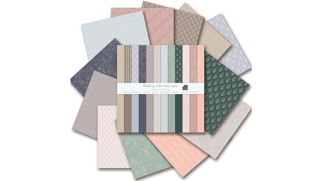 boho scrapbook paper pack