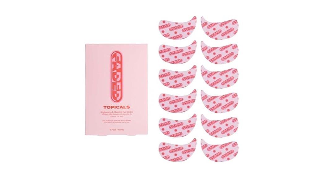 brightening eye mask treatment