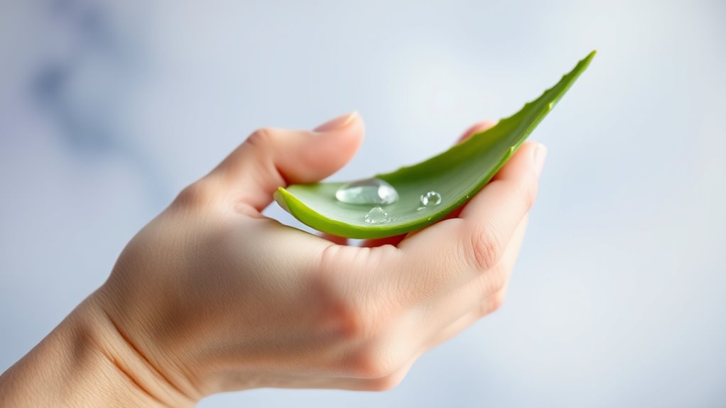 calming and protecting sensitive skin