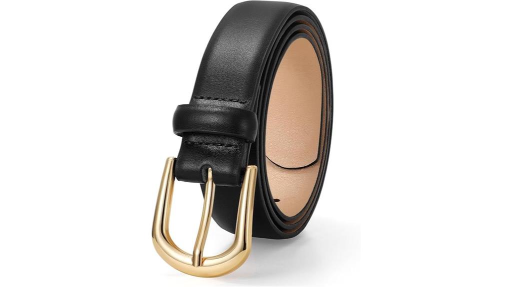 casual leather belt women