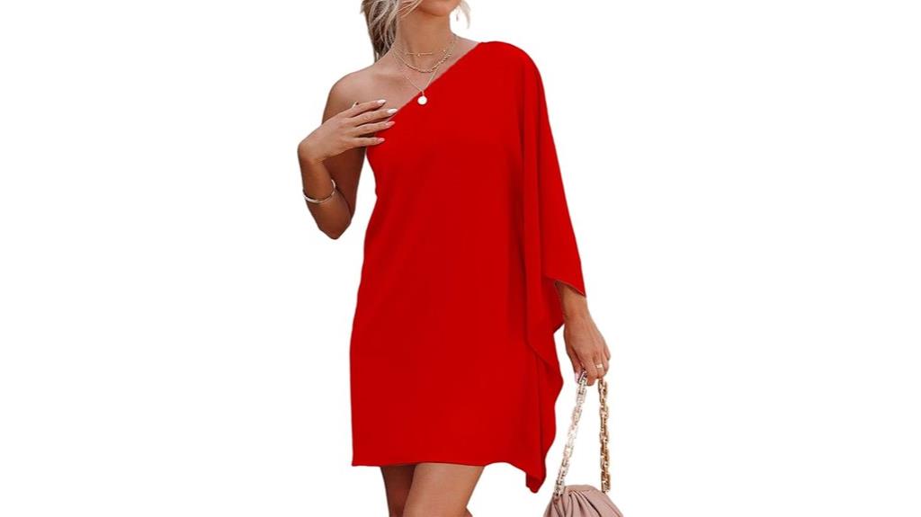 casual one shoulder dress