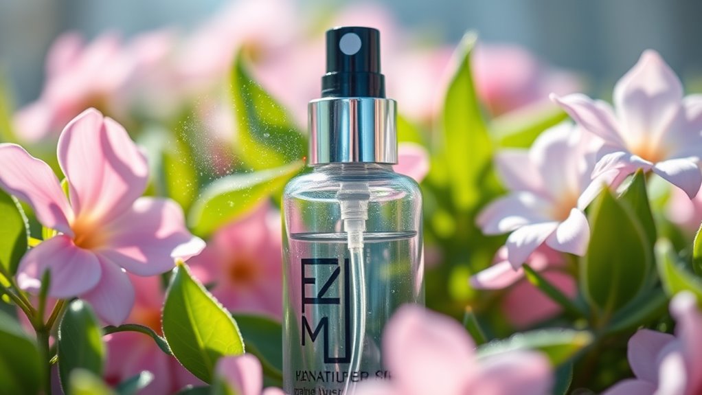 choose suitable transparent hydrating mist