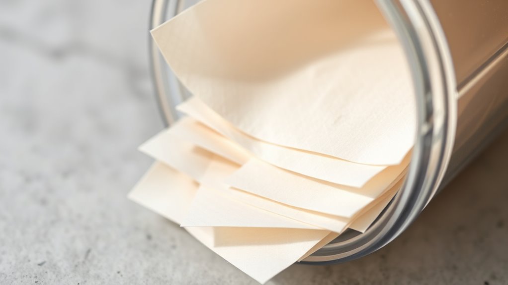 choosing suitable blotting papers