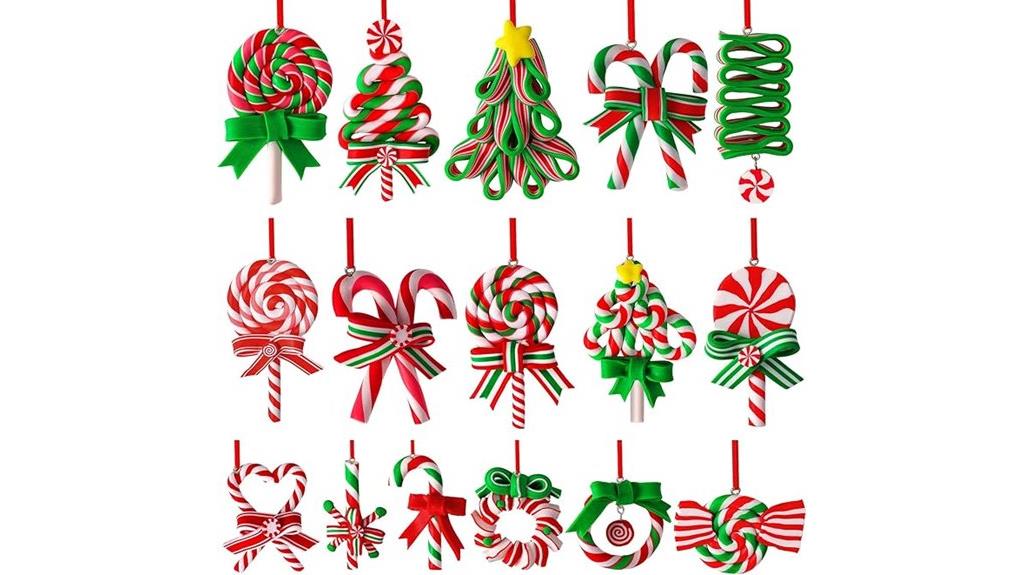 christmas lollipop ornament set