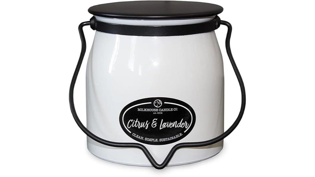 citrus lavender soy candles