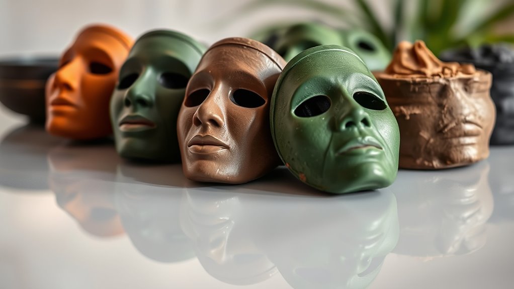 clay masks detoxify oily skin