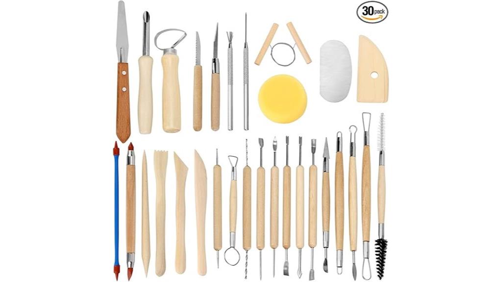 clay sculpting tool set
