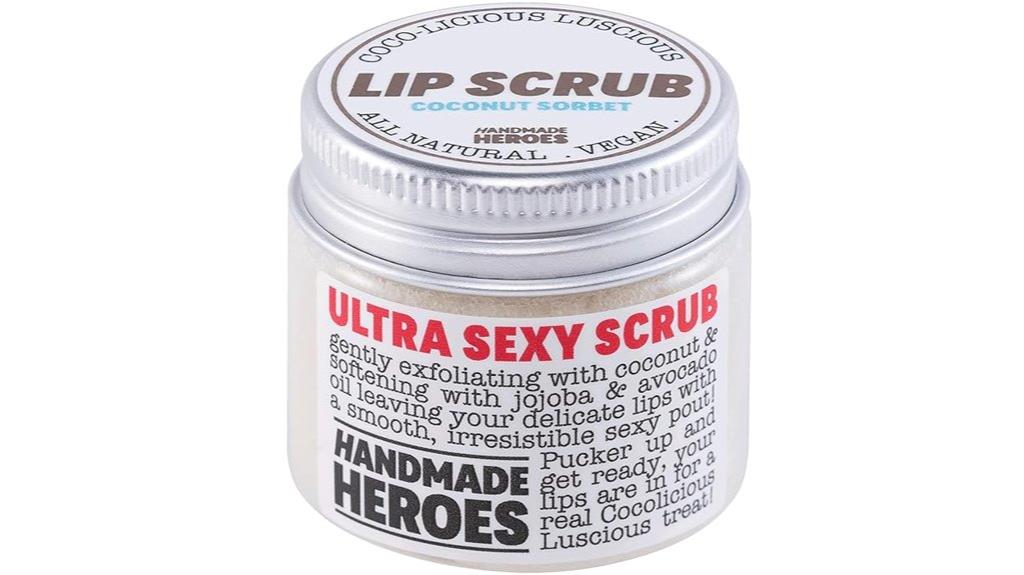 coconut sorbet lip scrub