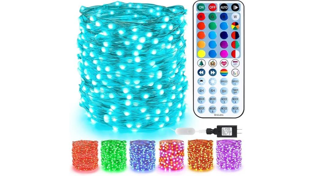 color changing 66ft fairy lights