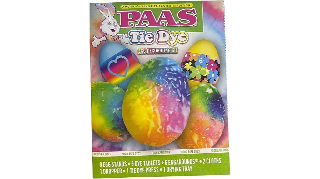 colorful easter egg decorating