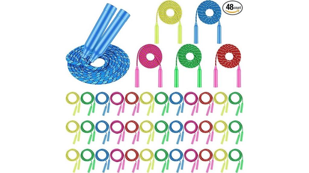 colorful exercise jump rope