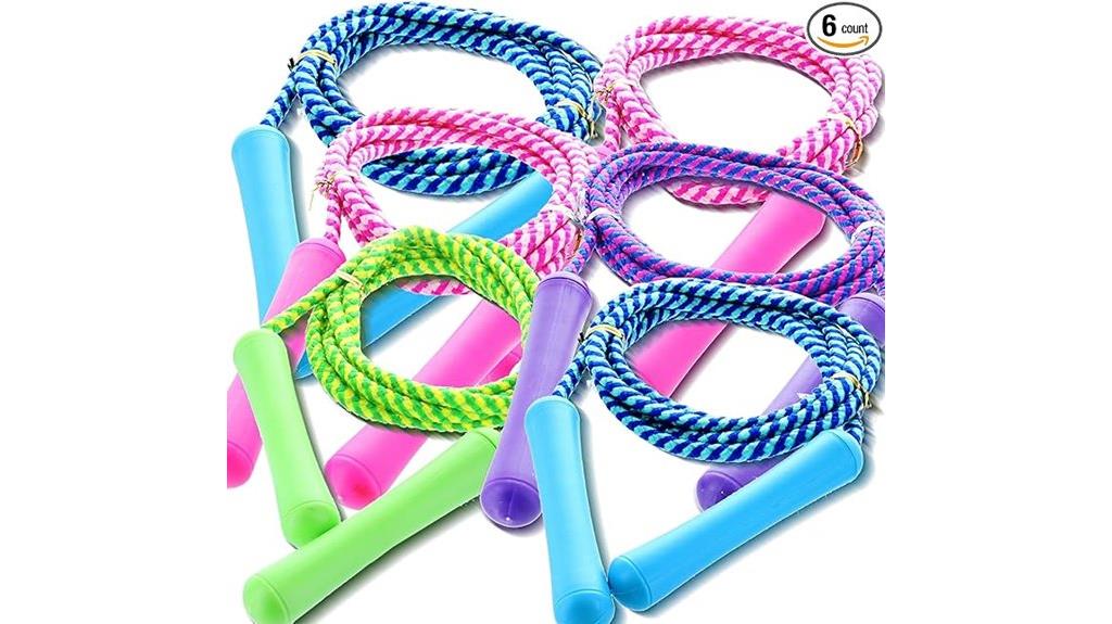 colorful kids jump rope pack