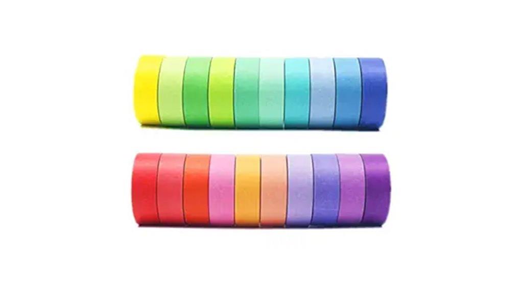 colorful masking tape set