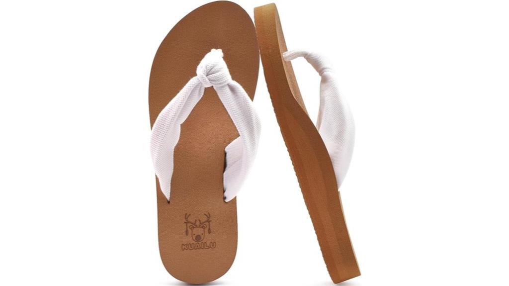 comfortable arch support flip flops