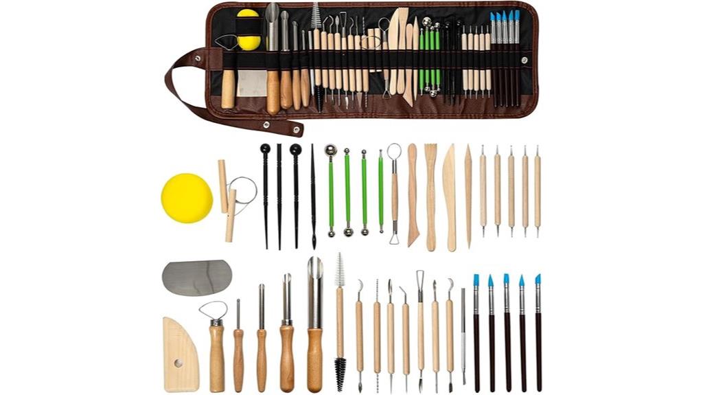 complete clay modeling set